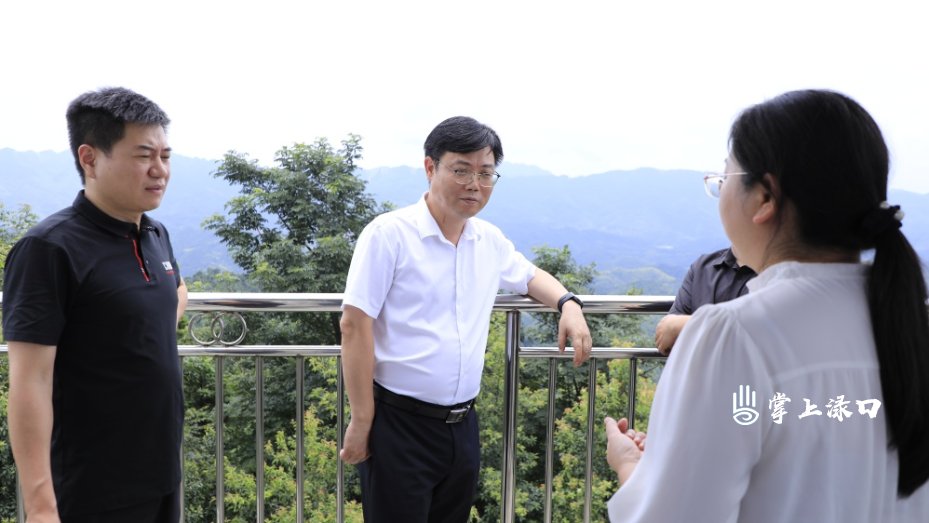 陈交云到淦田镇巡林并调研大唐华银太湖风电场一期项目道路建设工作