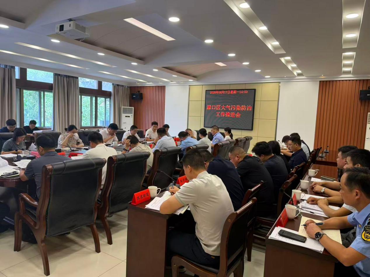 渌口区召开大气污染防治和夏季攻势推进工作调度会