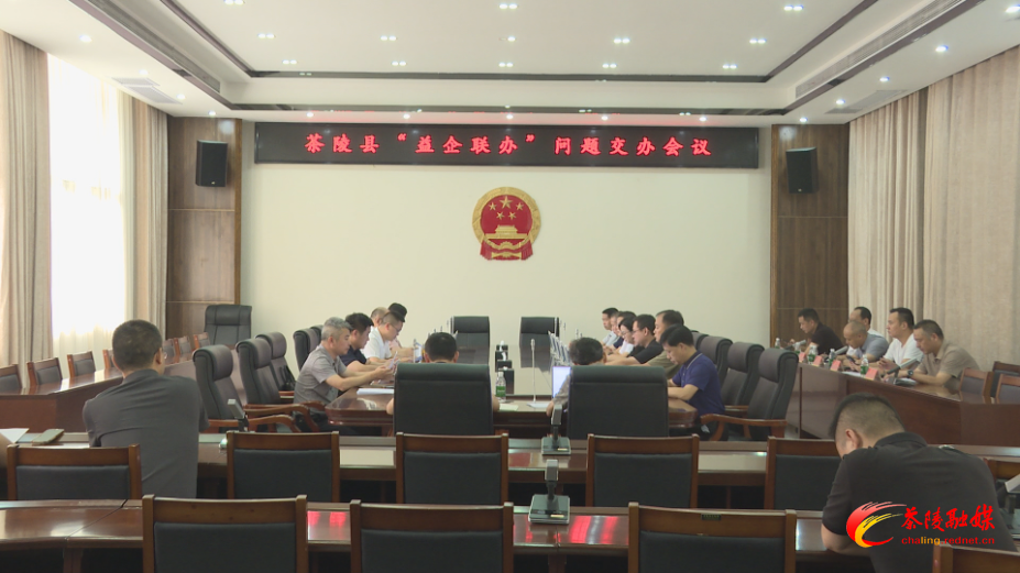 茶陵县“益企联办”问题交办会召开