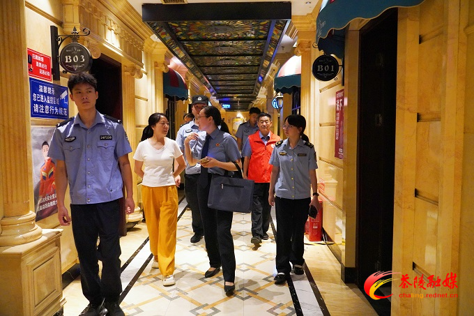 茶陵县检察院联合多部门开展重点场所夜间专项行动