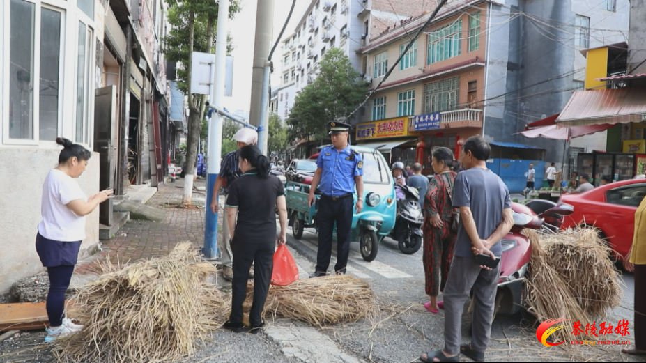 【新时代新城管】县城管局开展规范稻草点集中售卖管理行动