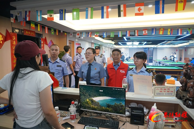 茶陵县检察院联合多部门开展重点场所夜间专项行动