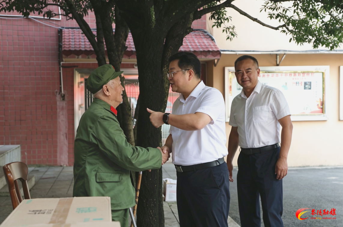 茶陵县开展“八一”走访慰问 共叙军民鱼水情