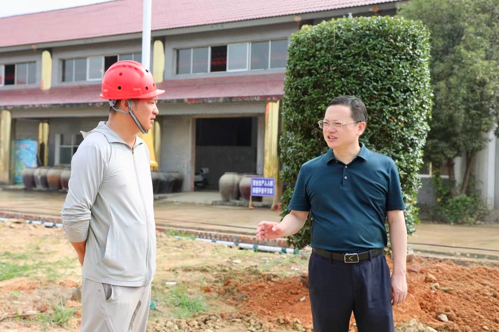 夏胜利到炎陵高新区调研督导重点产业项目建设