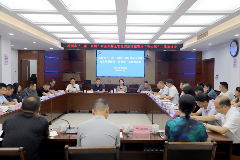 市医保局召开全市 “三医一张网” 和医保基金管理突出问题整治 “突击战” 工作推进会