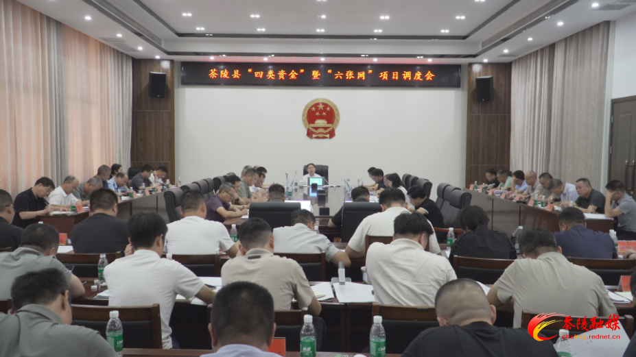 茶陵县“四类资金”暨“六张网”项目调度会召开