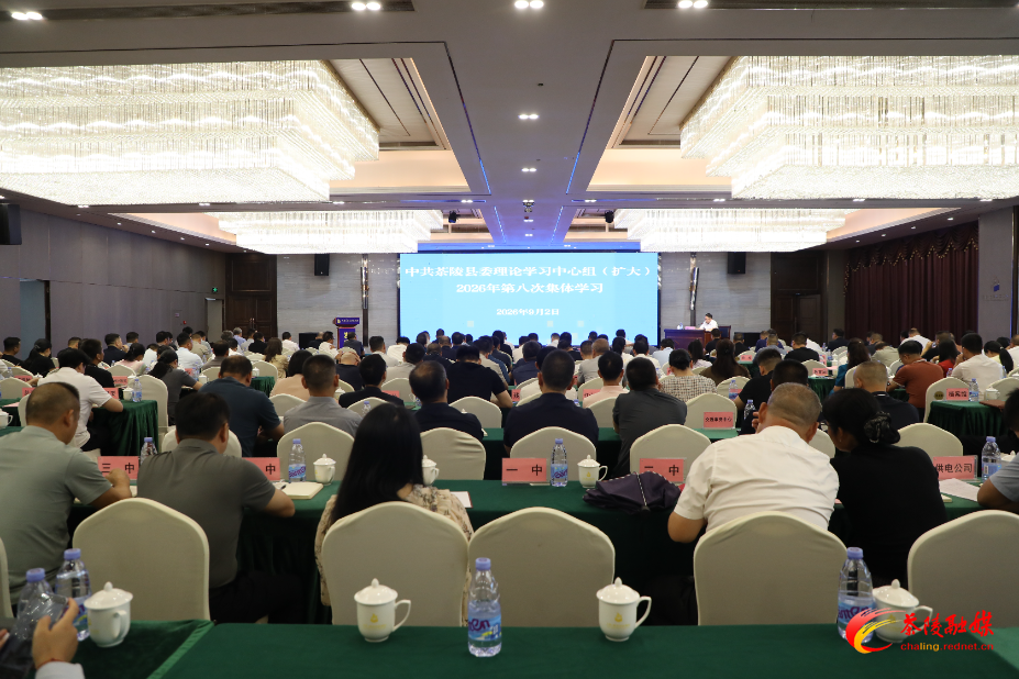 县委理论学习中心组（扩大）开展2026年第八次集体学习