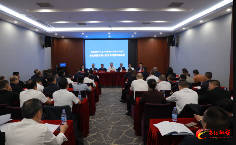 茶陵县第十九届人民代表大会第一次会议：召开各代表团负责人和党员负责干部会议
