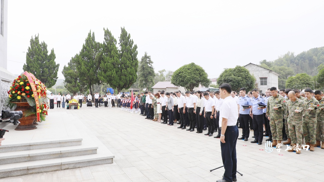 渌口区在关王烈士陵园举行第13个烈士纪念日活动