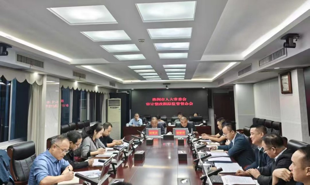株洲市人大常委会开展审计整改跟踪监督现场督办