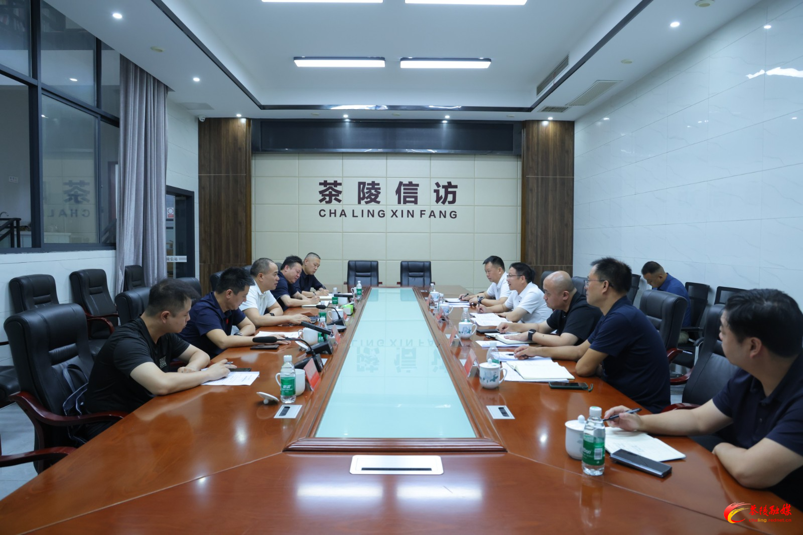 副市长、市公安局局长马鬃飘带队来茶调研
