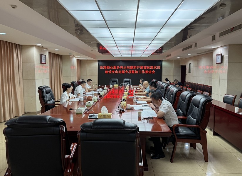 攸县开展高标准农田建设突出问题专项整治工作推进会