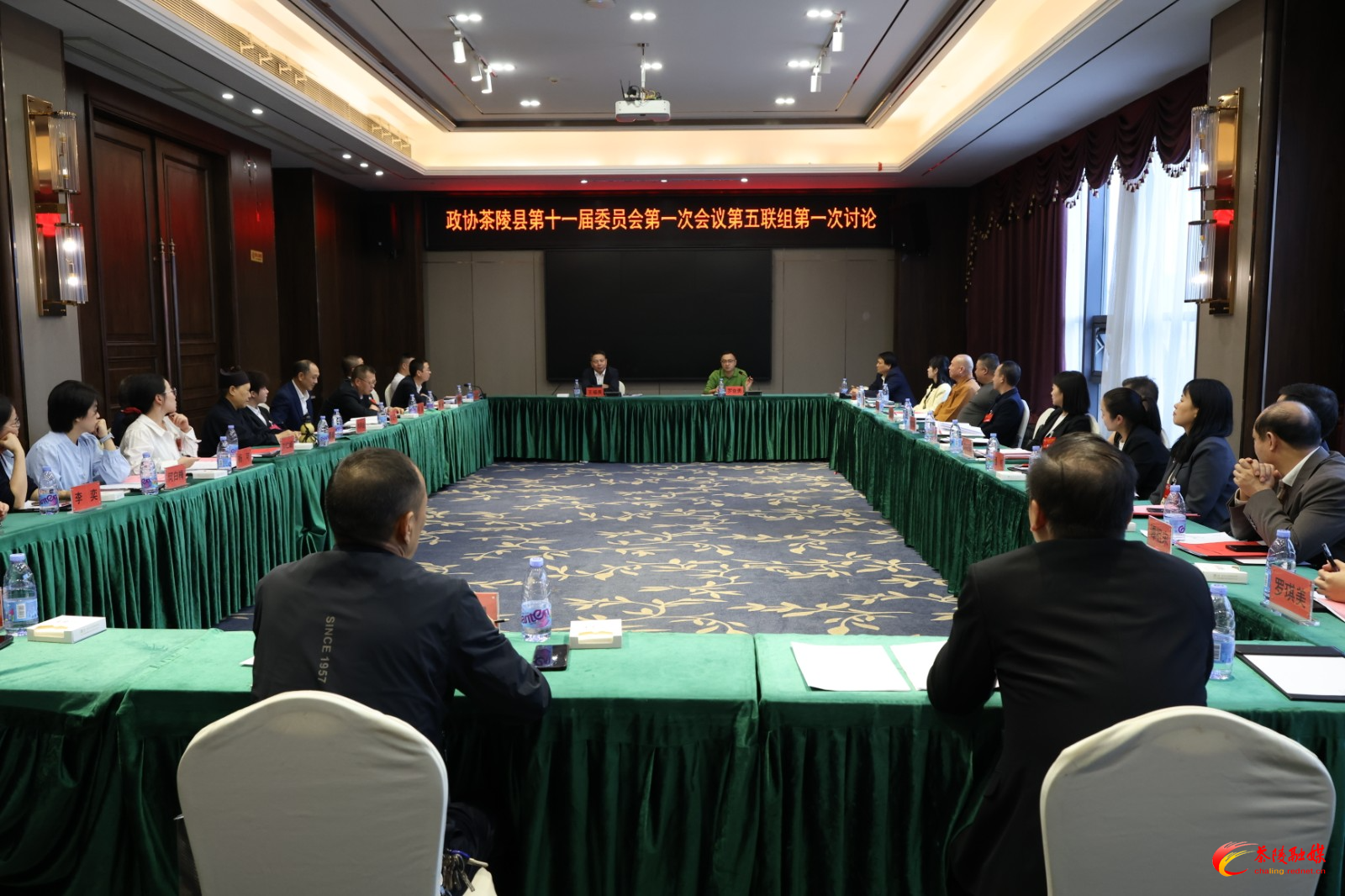 政协茶陵县第十一届委员会第一次会议：开展分联组第一次讨论 李甜甜、刘晓伟等领导参加